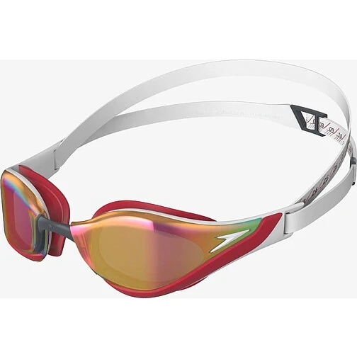 Speedo Очки для плавания Fastskin Pure Focus Mirror white/red