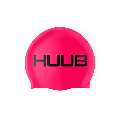 HUUB Шапочка для плавания Silicone Swim Cap Fluo Pink