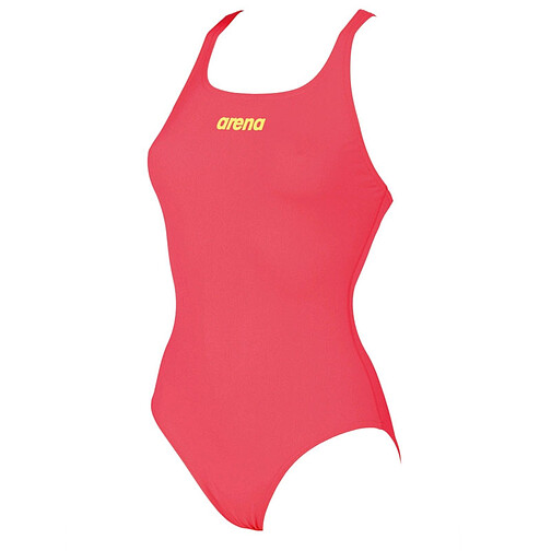 Arena Купальник Solid Swim Pro Fluo red-Soft green