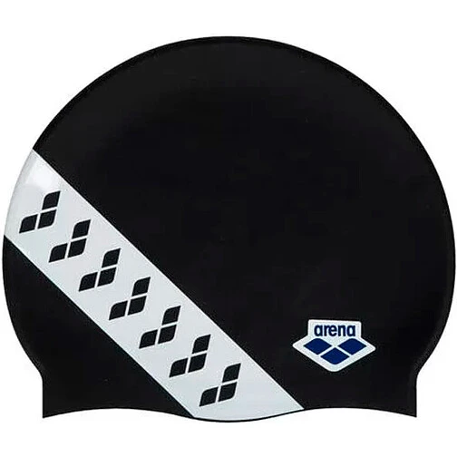 Arena Шапочка для плавания TEAM STRIPE CAP black-white