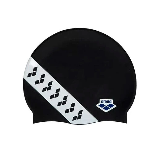 Arena Шапочка для плавания TEAM STRIPE CAP black-white
