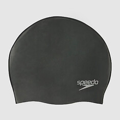 Speedo Шапочка для плавания Plain Moulded Silicone Cap Black