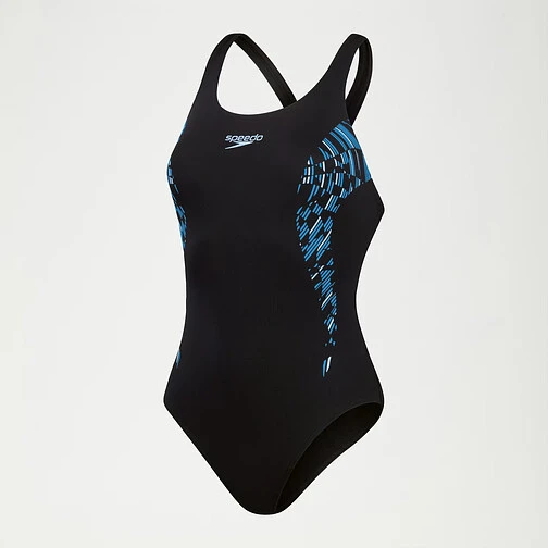 Speedo Купальник Placement Muscleback Swimsuit Navy/Blue