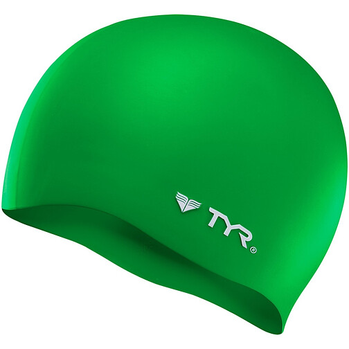 TYR Шапочка для плавания Wrinkle Free Green