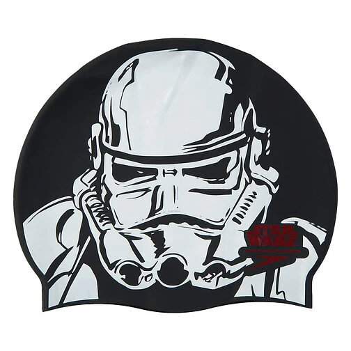 Speedo Шапочка для плавания Star Wars Stormtrooper Adult Swim Cap black/white