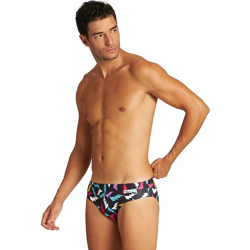 Arena Плавки LIGHTNING COLORS BRIEF black-martinica multi