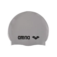 Arena Шапочка для плавания Classic Silicone Silver-Black