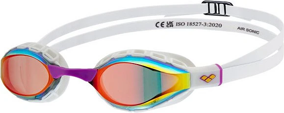 Arena Очки для плавания AIR SONIC MIRROR gold-white