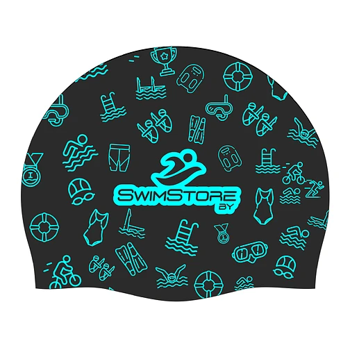 SwimStore Шапочка для плавания Aquatics black/mint