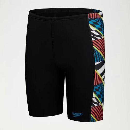 Speedo Джаммеры Boys Digital Panel Jammer Black/Red/Blue