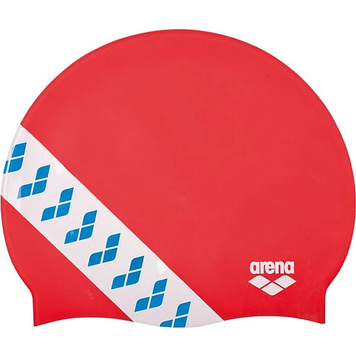 Arena Шапочка для плавания TEAM STRIPE CAP Red