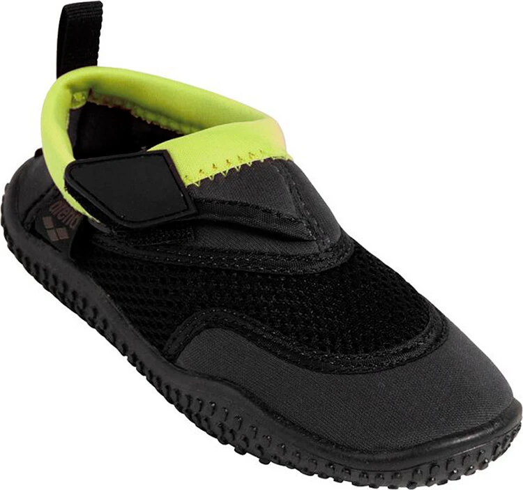 Arena Тапки для плавания ARENA WATERSHOES JR dark_grey-lime