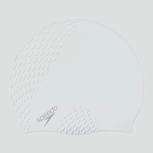 Speedo Шапочка для плавания Adult Bubble Active + Cap White