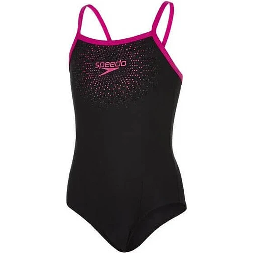 Speedo Купальник Gala Thinstrap Muscleback black/pink