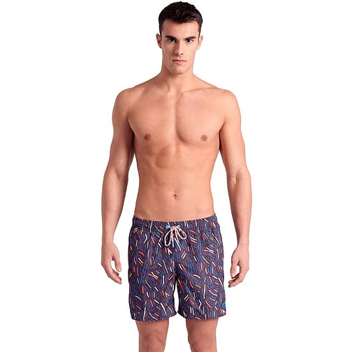 Arena Шорты для плавания BEACH BOXER ALLOVER sepia-multi