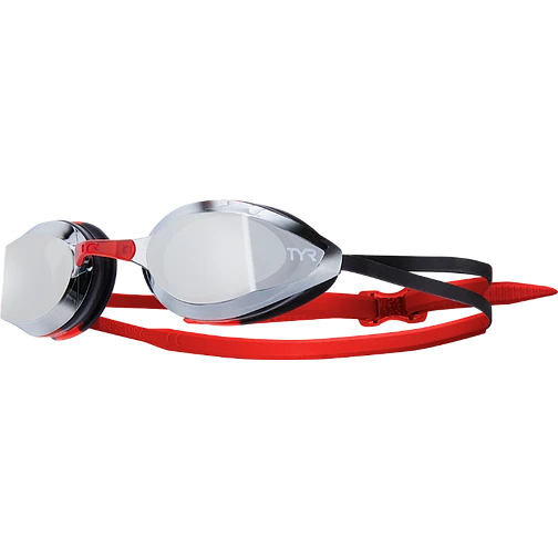 TYR Очки для плавания Edge-X Racing Mirrored Silver/Red
