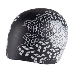 Arena Шапочка для плавания REVERSIBLE CAP camo kikko - zebra
