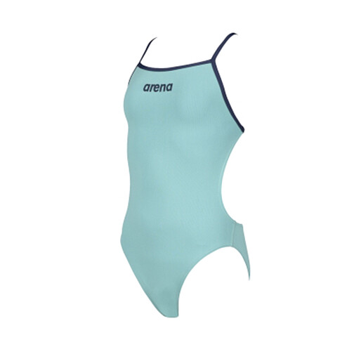 Arena Купальник SOLID LIGHT TECH HIGH Mint-Navy