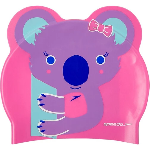 Speedo Шапочка для плавания Plain Moulded Silicone Junior Koala