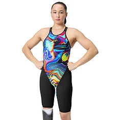 Speedo Гидрокостюм LZR Pure Valor 2.0 Openback Kneeskin Black/Multi