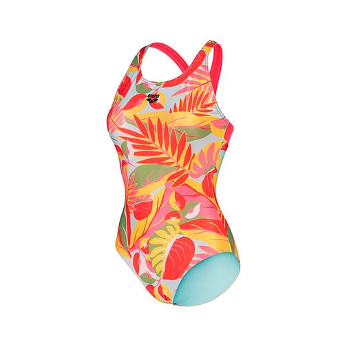 Arena Купальник ARENA TROPIC CONTROL PRO BACK LOW fluo red-multi