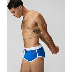 Speedo Плавки мужские Men's 3.5'' Logo Brief Blue/White