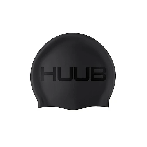 HUUB Шапочка для плавания Silicone Swim Cap Black Suede