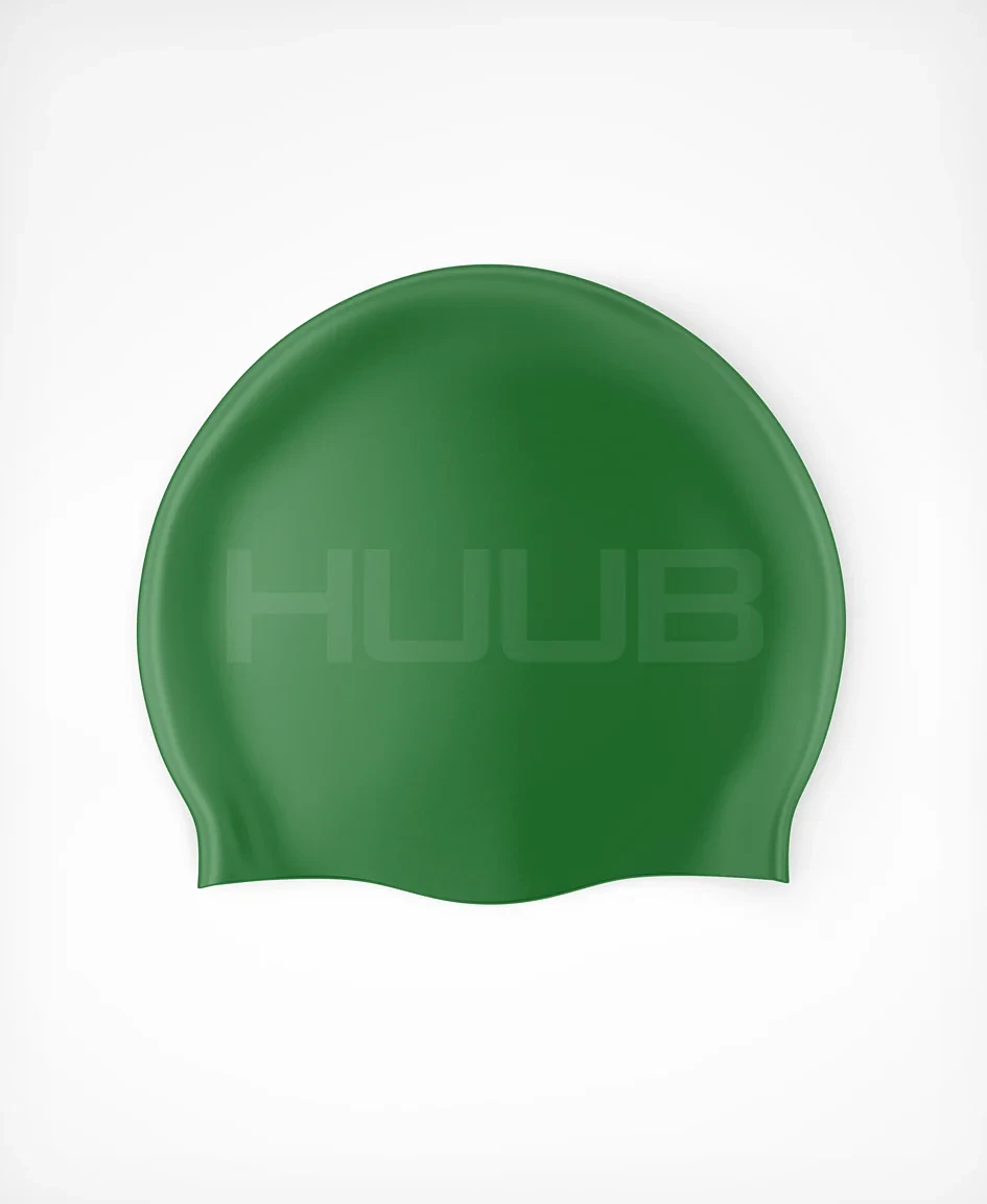 HUUB Шапочка для плавания Silicone Swim Cap Forest Green