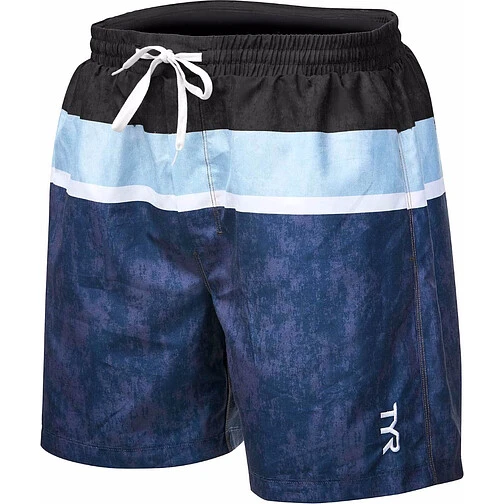 TYR Шорты для плавания Atlantic Horizon Swell Swim Short Black-White