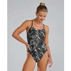 TYR Купальник слитный Wave Rider Cutoutfit Silver