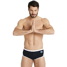 Arena Плавки спортивные ICONS SWIM LOW WAIST SHORT SOLID black-white