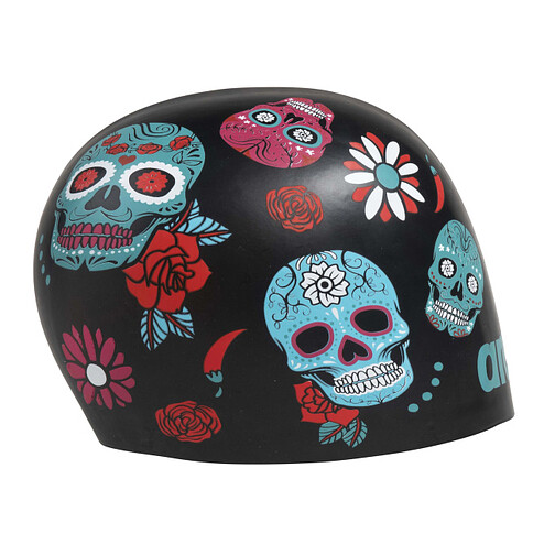 Arena Шапочка для плавания Poolish Moulded crazy skulls carnival
