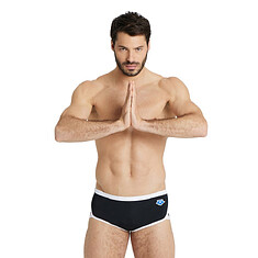 Arena Плавки спортивные ICONS SWIM LOW WAIST SHORT SOLID black-white