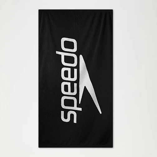 Speedo Полотенце Logo Towel S125 Black/White