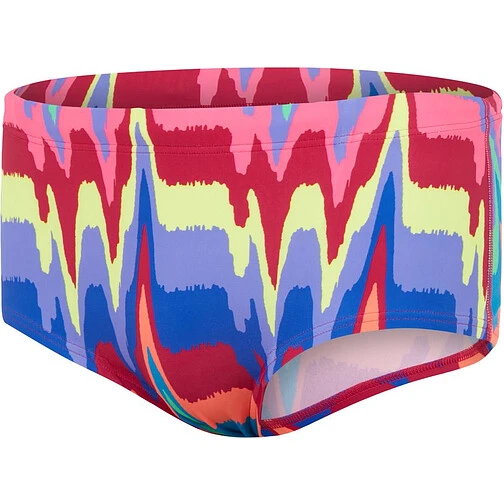 Speedo Плавки спортивные Rainbow Wave 17cm Club Allover Brief red/pink