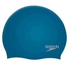 Speedo Шапочка для плавания Plain Moulded Silicone Cap Blue