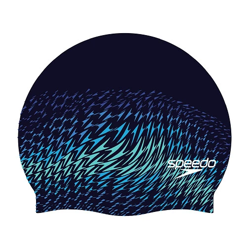 Speedo Шапочка для плавания Slogan Printed Cap Navy