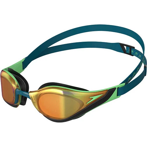 Speedo Очки для плавания Fastskin Pure Focus Mirror Green/Gold