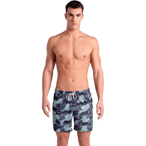 Arena Шорты для плавания BEACH BOXER ALLOVER asphalt-multi