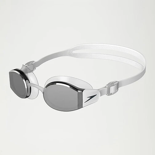 Speedo Очки для плавания Mariner Pro Mirror Goggle White/Grey