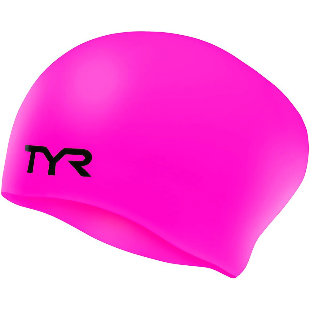 TYR Шапочка для длинных волос Long Hair Pink