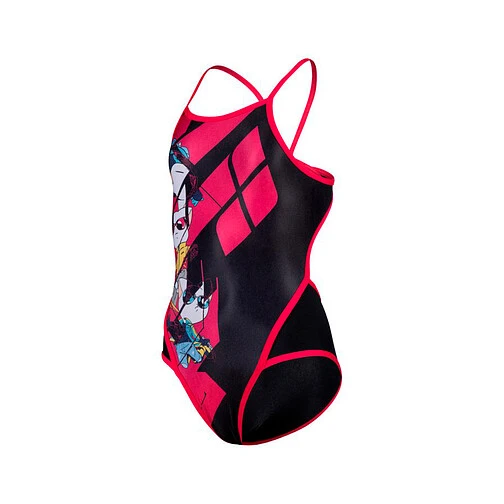 Arena Купальник CATS JR SUPERFLY BACK L black-freak rose
