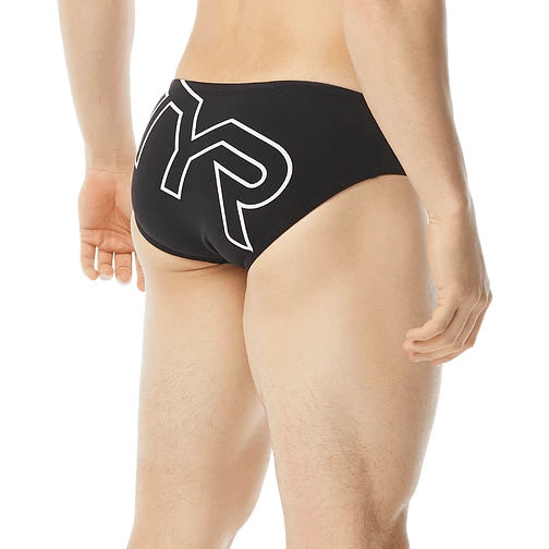 TYR Плавки спортивные Big Logo Racer black