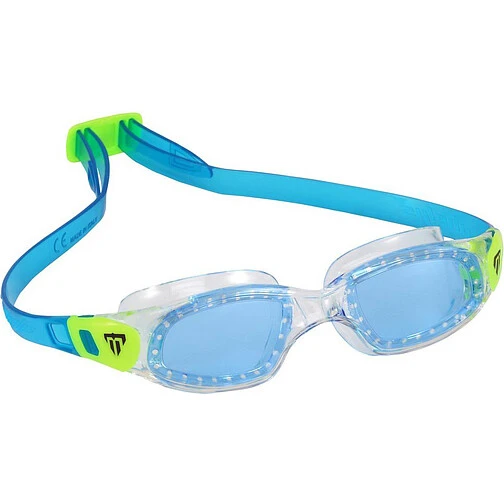 Phelps Очки для плавания Tiburon Kid Blue-Clear-Green