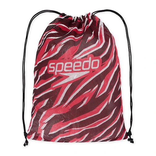 Speedo Мешок-рюкзак Printed Mesh Bag red/black