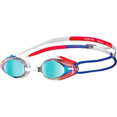 Arena Очки для плавания TRACKS JR MIRROR gold-blue-red