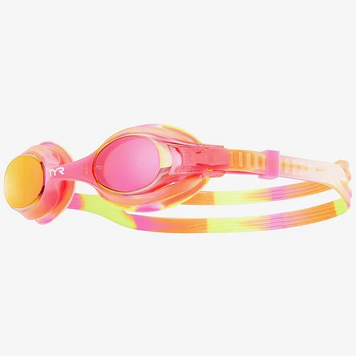 TYR Очки для плавания Swimple Tie-Dye Mirrored Junior yellow/pink