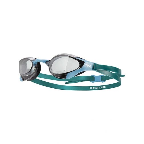 TYR Очки для плавания Tracer-X RZR Racing Smoke/Teal/Teal