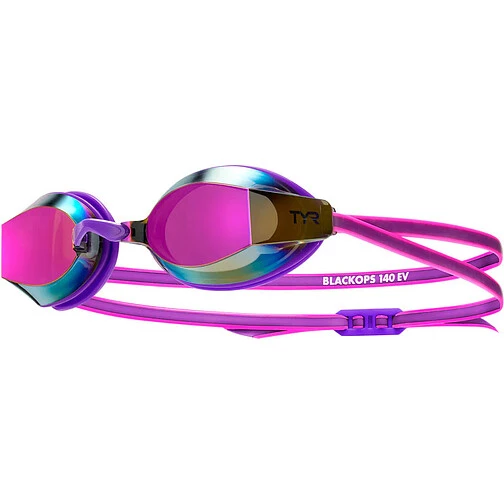 TYR Очки для плавания Women's Black Ops 140 EV Mirrored Racing Purple/Pink