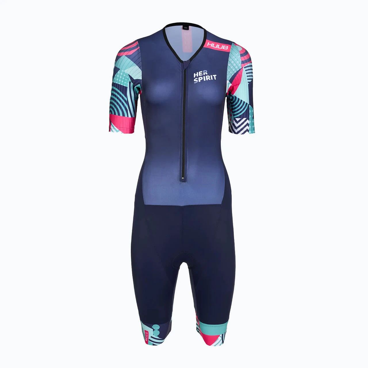 HUUB Стартовый костюм для триатлона Her Spirit Long Course Trisuit navy/band